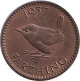 1937 FARTHING ( UNC ) - FARTHING - Cambridgeshire Coins