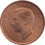 1937 FARTHING (UNC) - HALFPENNY - Cambridgeshire Coins