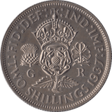 1937 FLORIN ( PROOF ) - FLORIN - Cambridgeshire Coins
