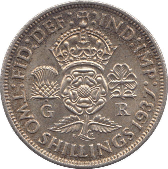 1937 FLORIN ( UNC ) - FLORIN - Cambridgeshire Coins
