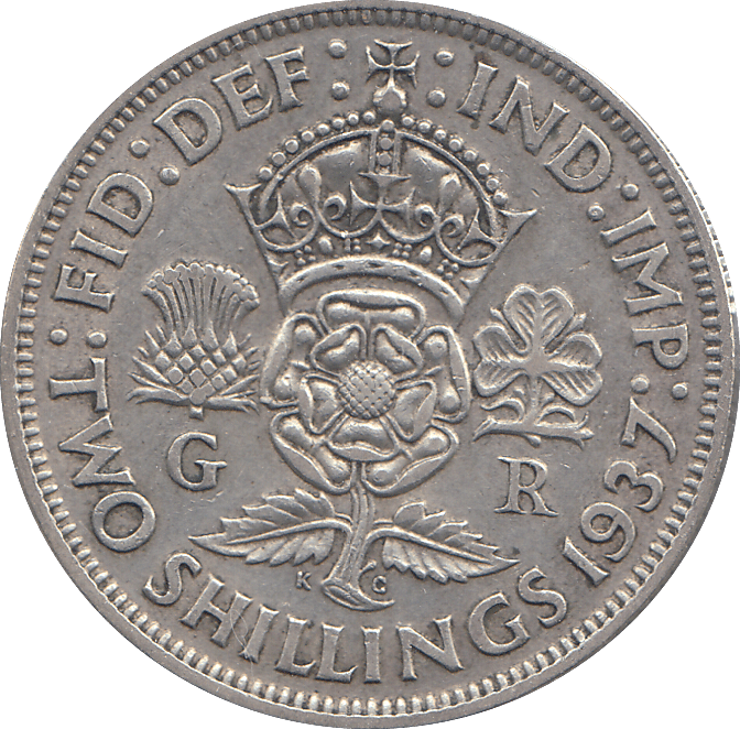 1937 FLORIN ( VF ) - FLORIN - Cambridgeshire Coins