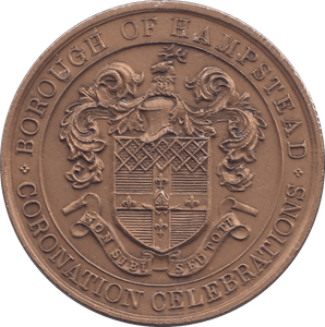 1937 GEORGE V AND ELIZABETH II CORONATION MEDALLION - MEDALS & MEDALLIONS - Cambridgeshire Coins