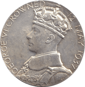 1937 GEORGE VI SILVER CORONATION MEDAL - MEDALS & MEDALLIONS - Cambridgeshire Coins