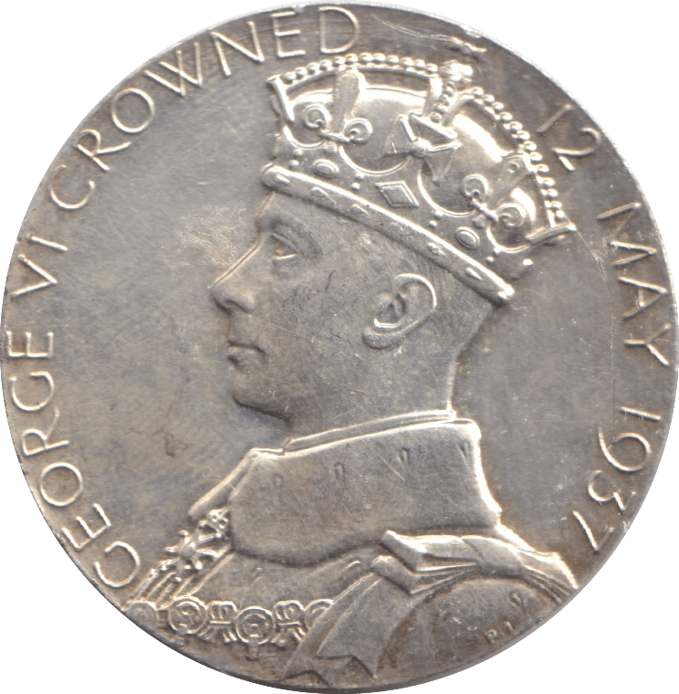 1937 GEORGE VI SILVER CORONATION MEDAL - MEDALS & MEDALLIONS - Cambridgeshire Coins