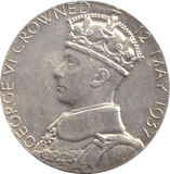 1937 GEORGE VI SILVER CORONATION MEDAL - MEDALS & MEDALLIONS - Cambridgeshire Coins