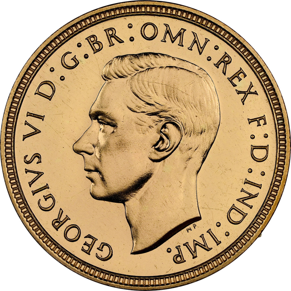 1937 GOLD HALF SOVEREIGN PF 65 - NGC GOLD HALF SOVEREIGN - Cambridgeshire Coins
