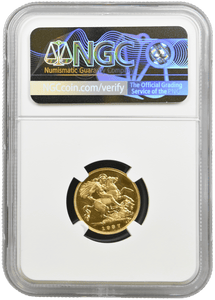 1937 GOLD PROOF HALF SOVEREIGN NGC PF 63 CAMEO - NGC GOLD HALF SOVEREIGN - Cambridgeshire Coins