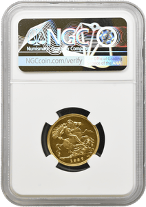 1937 GOLD PROOF SOVEREIGN NGC PF 62 - NGC GOLD SOVEREIGN - Cambridgeshire Coins
