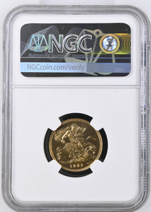 1937 GOLD SOVEREIGN PF 64 - NGC GOLD SOVEREIGN - Cambridgeshire Coins