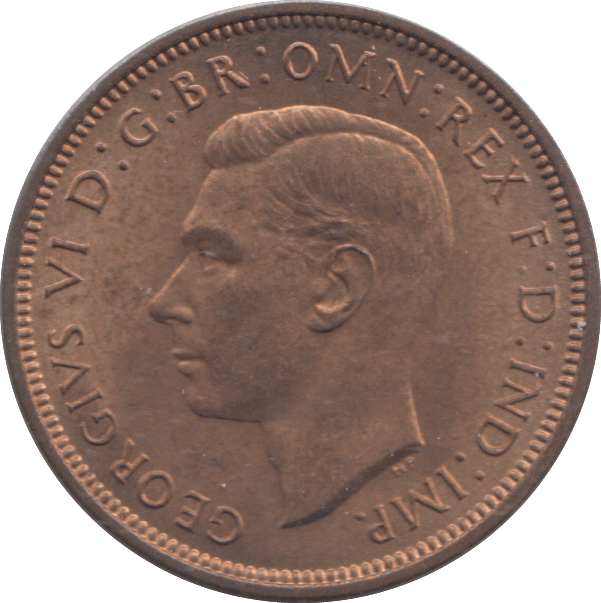 1937 HALF PENNY ( UNC ) - HALFPENNY - Cambridgeshire Coins