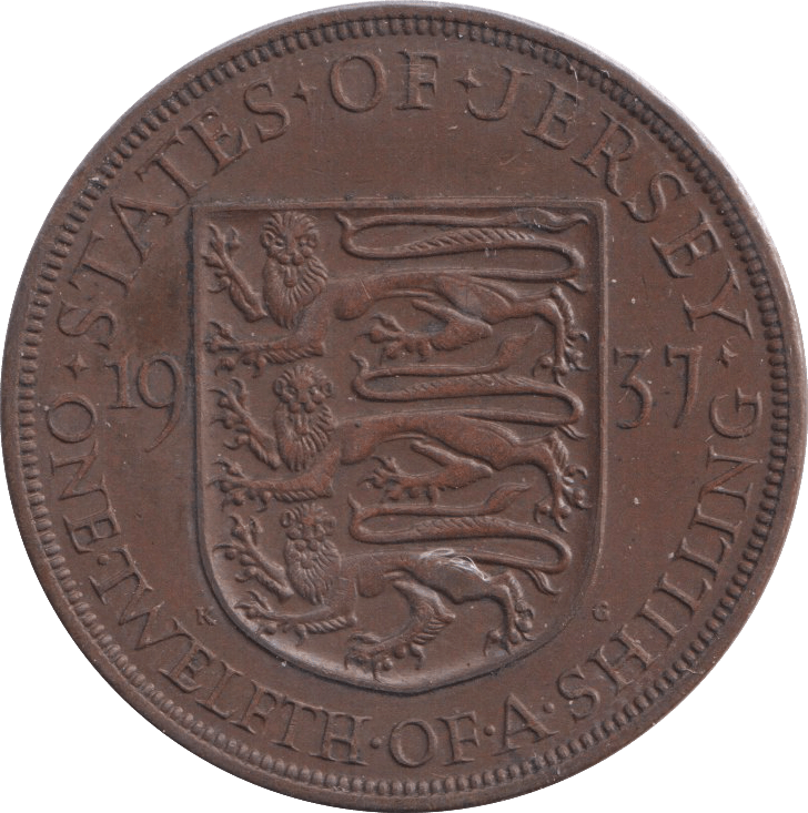 1937 HALF SHILLING JERSEY - WORLD COINS - Cambridgeshire Coins