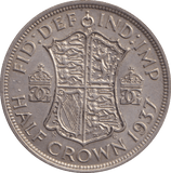 1937 HALFCROWN ( AUNC ) - HALFCROWN - Cambridgeshire Coins