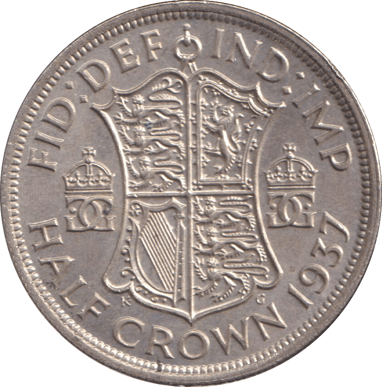 1937 HALFCROWN ( EF ) - WORLD COINS - Cambridgeshire Coins