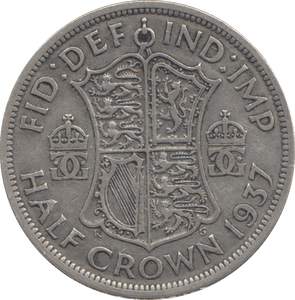 1937 HALFCROWN ( GF ) - HALFCROWN - Cambridgeshire Coins