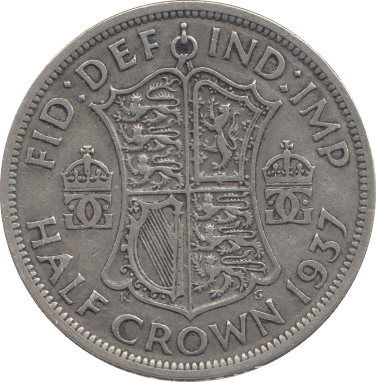 1937 HALFCROWN ( GF ) - HALFCROWN - Cambridgeshire Coins