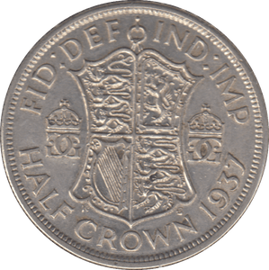 1937 HALFCROWN ( GVF ) - HALFCROWN - Cambridgeshire Coins