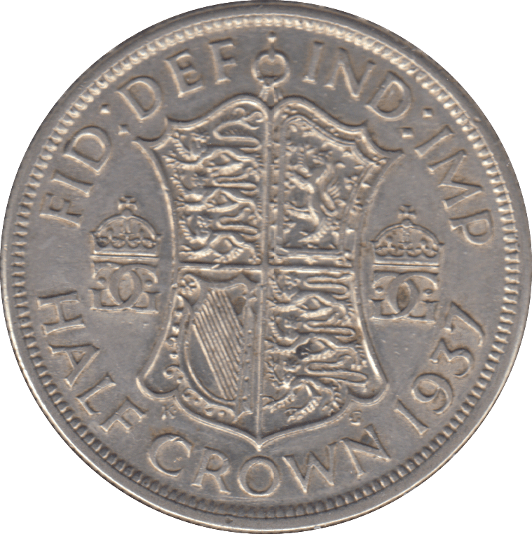1937 HALFCROWN ( GVF ) - HALFCROWN - Cambridgeshire Coins