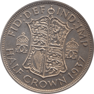 1937 HALFCROWN ( PROOF ) - HALFCROWN - Cambridgeshire Coins