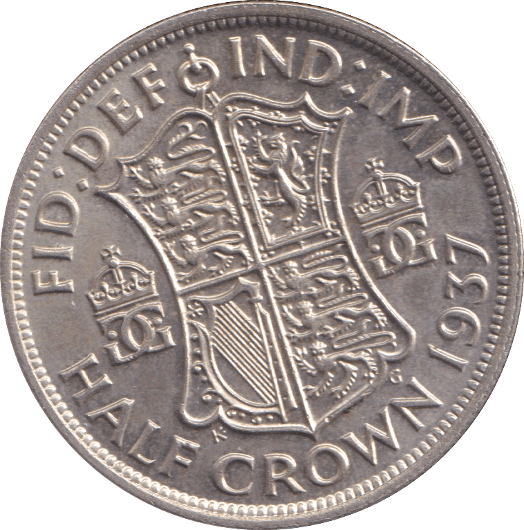 1937 HALFCROWN ( UNC ) - HALFCROWN - Cambridgeshire Coins
