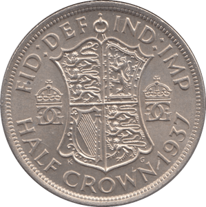 1937 HALFCROWN ( UNC ) - Halfcrown - Cambridgeshire Coins