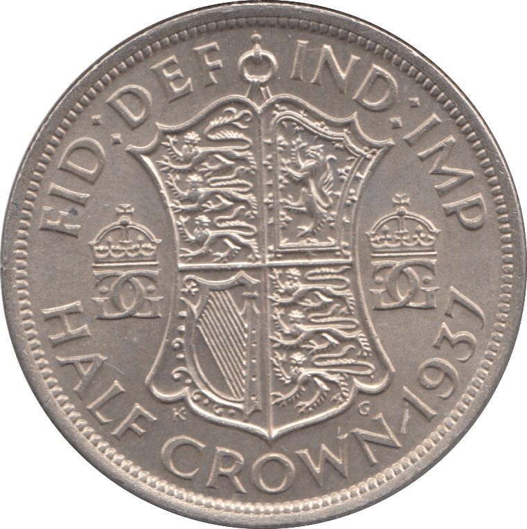 1937 HALFCROWN ( UNC ) - Halfcrown - Cambridgeshire Coins