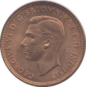 1937 HALFPENNY ( AUNC ) 1 - HALFPENNY - Cambridgeshire Coins