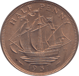 1937 HALFPENNY ( AUNC ) 1 - HALFPENNY - Cambridgeshire Coins