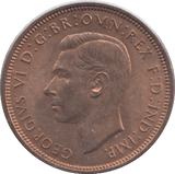 1937 HALFPENNY ( AUNC ) 2 - HALFPENNY - Cambridgeshire Coins