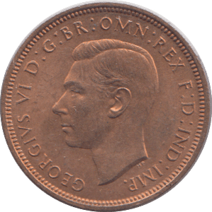 1937 HALFPENNY ( AUNC ) 3 - HALFPENNY - Cambridgeshire Coins