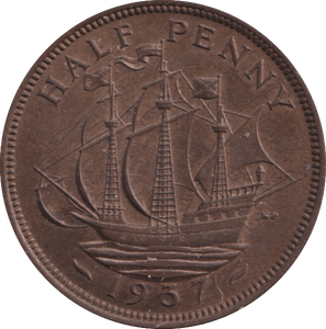 1937 HALFPENNY ( BU ) - HALFPENNY - Cambridgeshire Coins