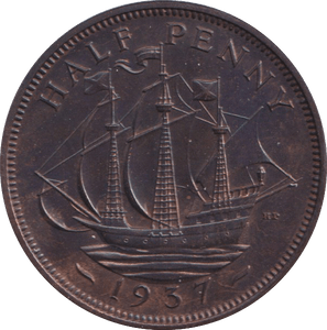 1937 HALFPENNY ( PROOF ) - HALFPENNY - Cambridgeshire Coins