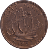 1937 HALFPENNY ( PROOF ) - HALFPENNY - Cambridgeshire Coins