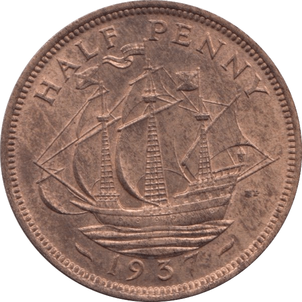 1937 HALFPENNY ( PROOF ) - HALFPENNY - Cambridgeshire Coins