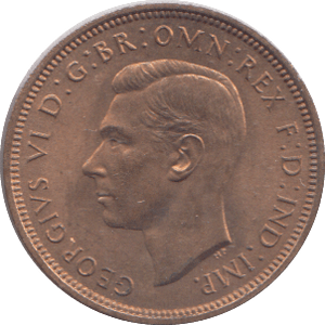 1937 HALFPENNY ( UNC ) 1 - HALFPENNY - Cambridgeshire Coins