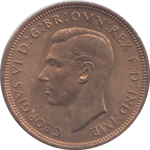 1937 HALFPENNY ( UNC ) 1 - HALFPENNY - Cambridgeshire Coins