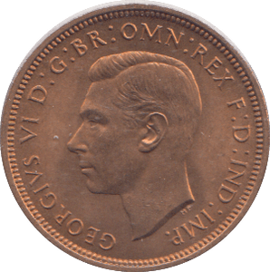 1937 HALFPENNY ( UNC ) 2 - HALFPENNY - Cambridgeshire Coins