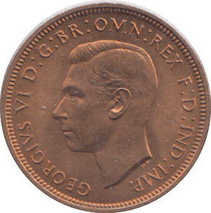 1937 HALFPENNY ( UNC ) 2 - HALFPENNY - Cambridgeshire Coins