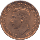 1937 HALFPENNY ( UNC ) 2 - HALFPENNY - Cambridgeshire Coins