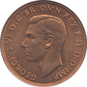 1937 HALFPENNY ( UNC ) 4 - HALFPENNY - Cambridgeshire Coins