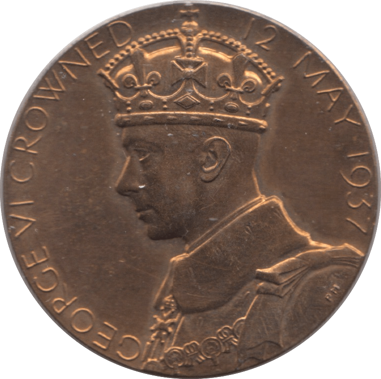 1937 KING GEORGE VI CORONATION MEDALLION - MEDALS & MEDALLIONS - Cambridgeshire Coins