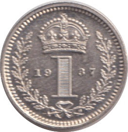 1937 MAUNDY PENNY ( PROOF ) - MAUNDY ONE PENNY - Cambridgeshire Coins