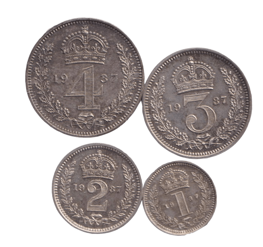 1937 MAUNDY SET - Maundy Set - Cambridgeshire Coins