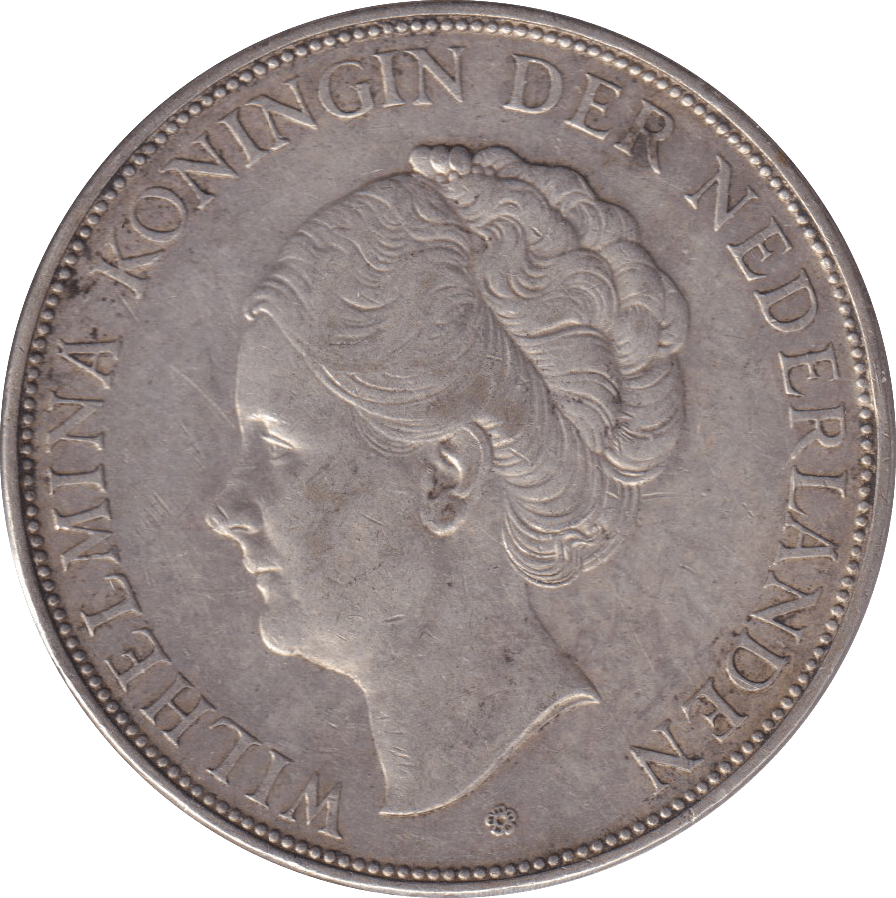 1937 NETHERLANDS 2 1/2 GULDEN - WORLD COINS - Cambridgeshire Coins