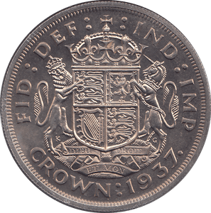 1937 ONE CROWN ( PROOF ) - CROWN - Cambridgeshire Coins