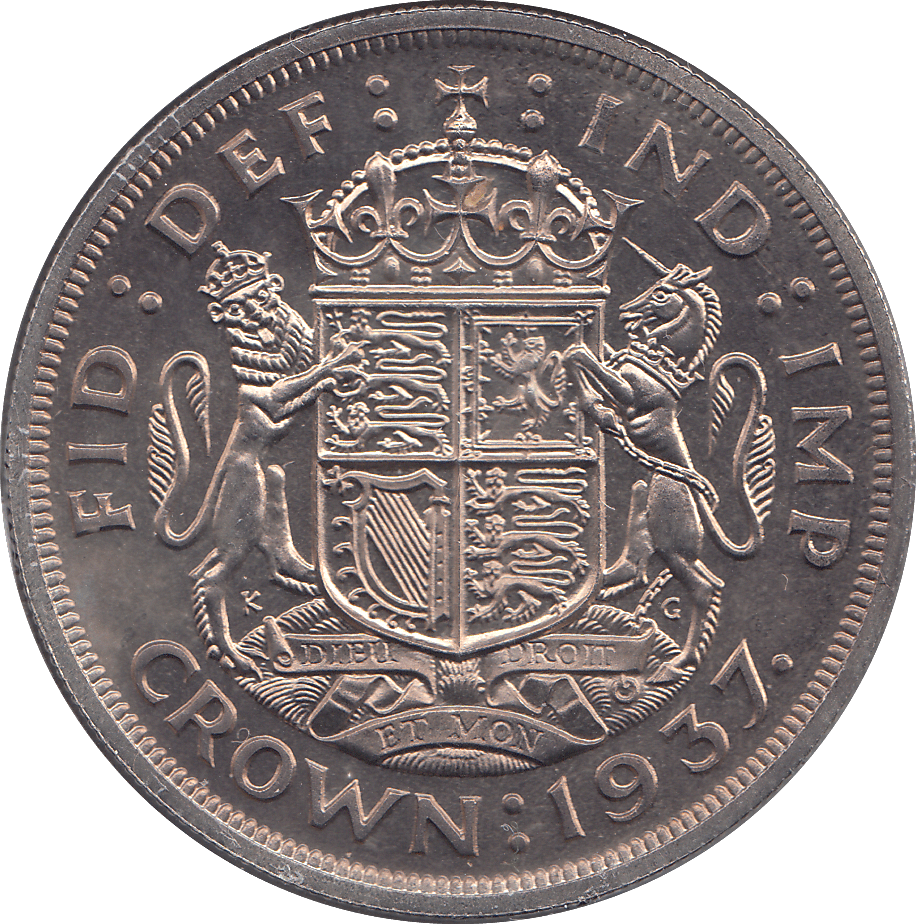 1937 ONE CROWN ( PROOF ) - CROWN - Cambridgeshire Coins