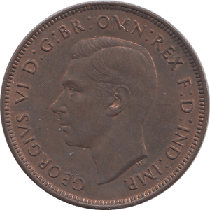 1937 PENNY ( AUNC ) - PENNY - Cambridgeshire Coins
