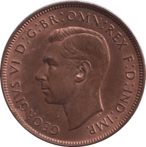 1937 PENNY ( AUNC ) - PENNY - Cambridgeshire Coins