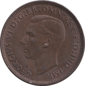 1937 PENNY ( AUNC ) - PENNY - Cambridgeshire Coins