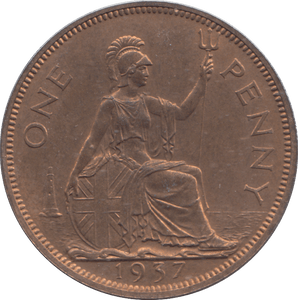 1937 PENNY ( AUNC ) - PENNY - Cambridgeshire Coins