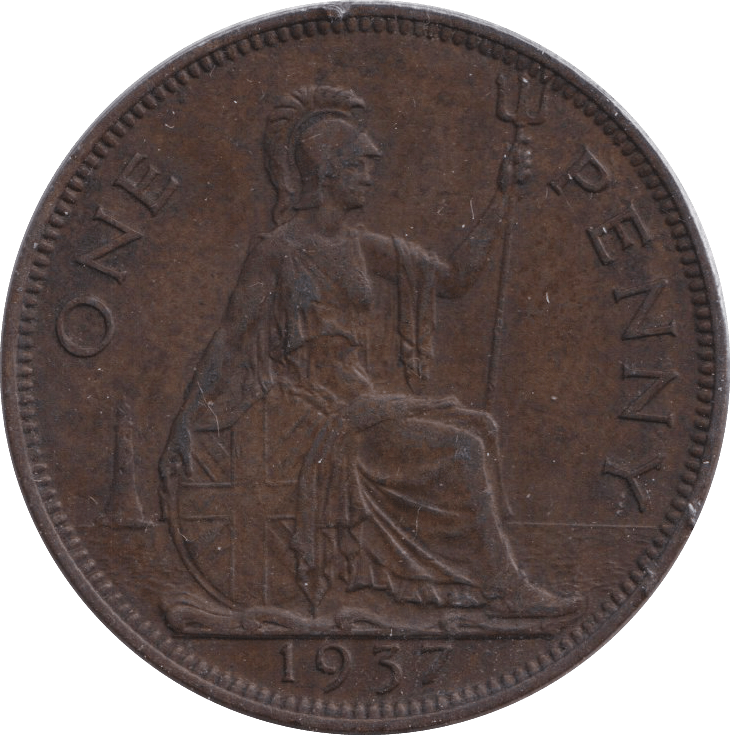1937 PENNY ( EF ) - PENNY - Cambridgeshire Coins